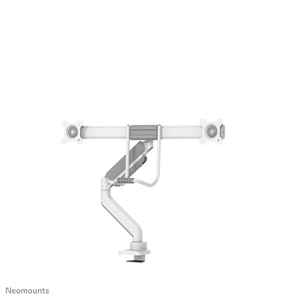 Neomounts DS75-450WH2 Monitorarm 17-32" - Gasfeder - Topfix - 180°-Stopp